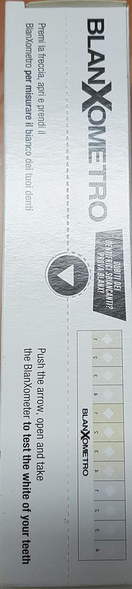 BlanX:"Black" Whitening Black Toothpaste - 2.54 Fluid Ounces (75ml) Tube (Pack of 4) [ Italian Import ] 