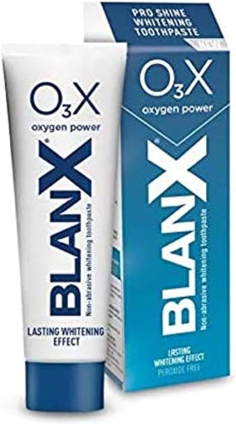 BlanX Pro Shine Whitening O3X Oxygen Power Non-Abrasive Peroxide Free Toothpaste - 75ml (1)