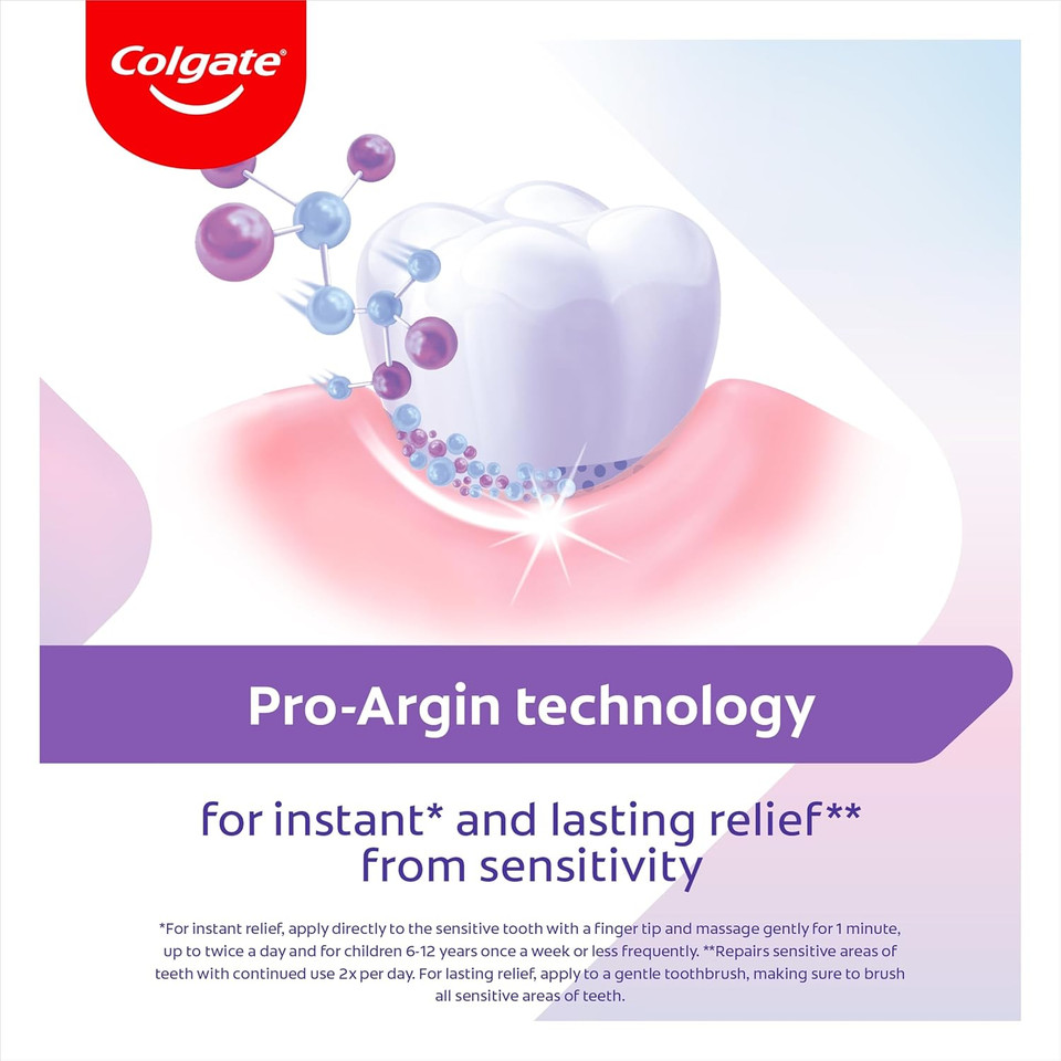 Colgate Sensitive Instant Relief Repair + Gum Care Toothpaste 75ml | fluoride toothpaste | instant sensitivity relief* | strengthens gums | repairs sensitive areas of teeth