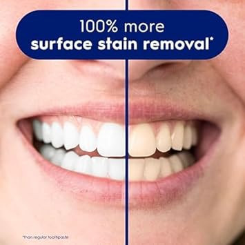 Crest 796913 3D White Brilliance Vibrant Peppermint Toothpaste, Pack of 2