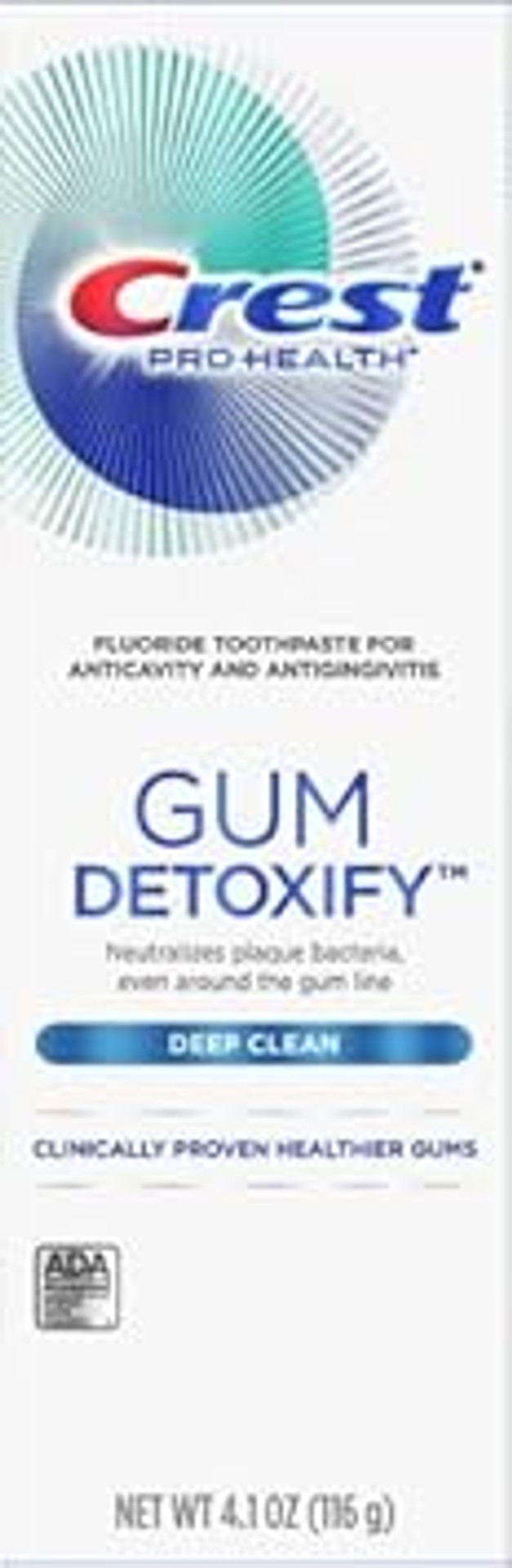Crest Gum Detoxify Deep Clean Toothpaste
