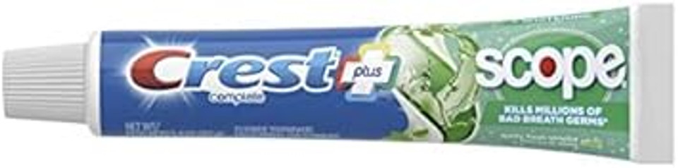 Crest + Scope Complete Whitening Toothpaste Minty Fresh - 5.4 oz (153 g) - Pack of 2