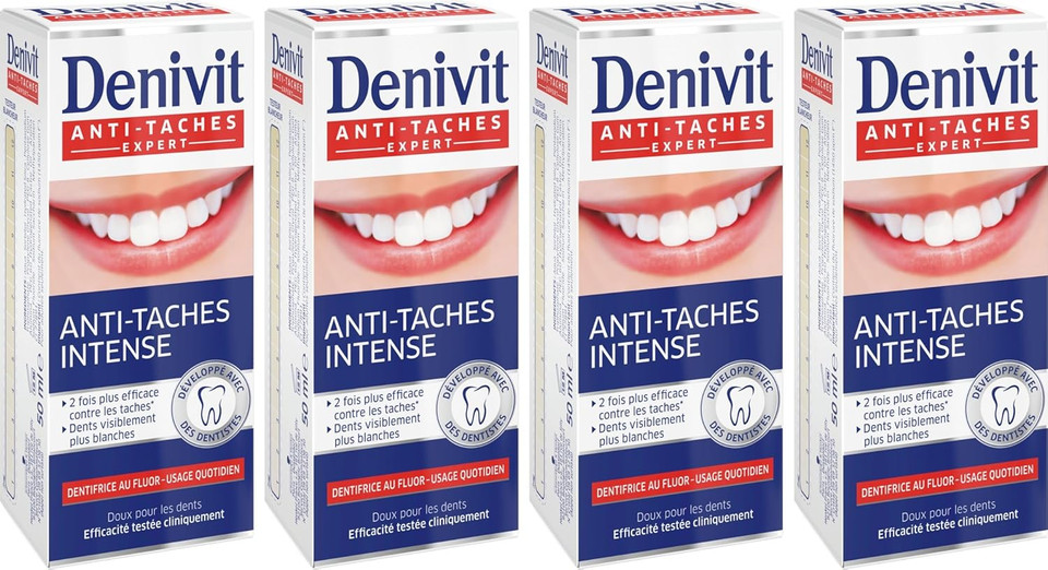 Denivit toothpaste "Anti Stains" 4 x 50 ml