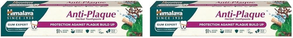 Himalaya Anti-Plaque Herbal Toothpaste 75ml | Fluoride-Free, Natural Origin | Clove, Cinnamon & Miswak for Plaque Defense & Gum Health | Fresh Breath, Vegan & Eco-Friendly Packaging Himalaya Anti-Plaque Herbal Toothpaste 75ml | Fluoride-Free, Natural Origin | Clove, Cinnamon & Miswak for Plaque Defense & Gum Health | Fresh Breath, Vegan & Eco-Friendly Packaging