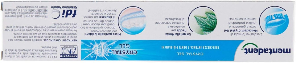 Crystal Gel - Refreshing whitening Toothpaste 75 ml