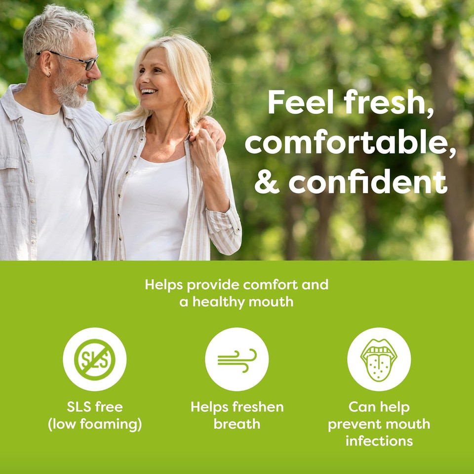 Oralieve Ultra Mild Toothpaste (1 x 75ml), SLS-Free Formula for Sore, Dry, Sensitive Mouths with Fluoride & Xylitol  Genuine Oralieve Toothpaste