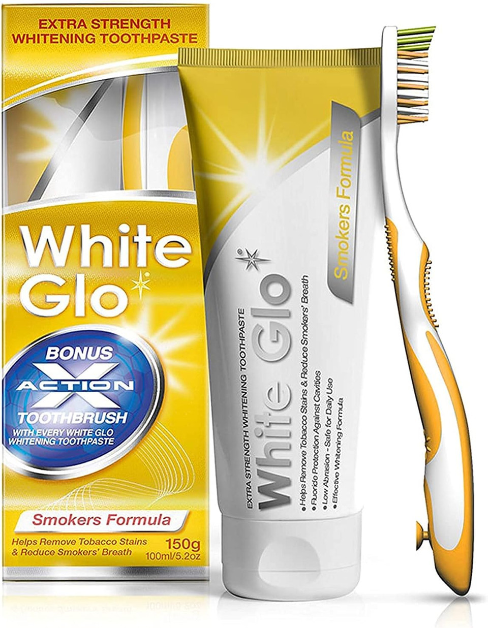 White Glo Smokers Formula Whitening Toothpaste, 100 ml, Pack of 4