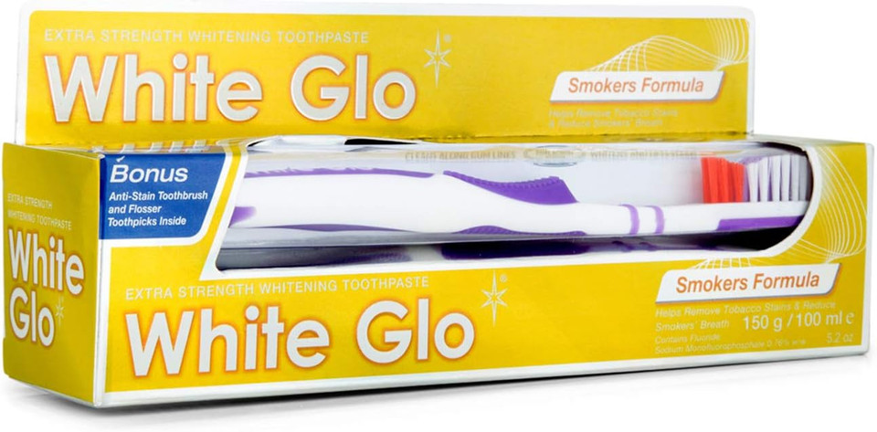 White Glo Smokers Formula Whitening Toothpaste, 100 ml, Pack of 4