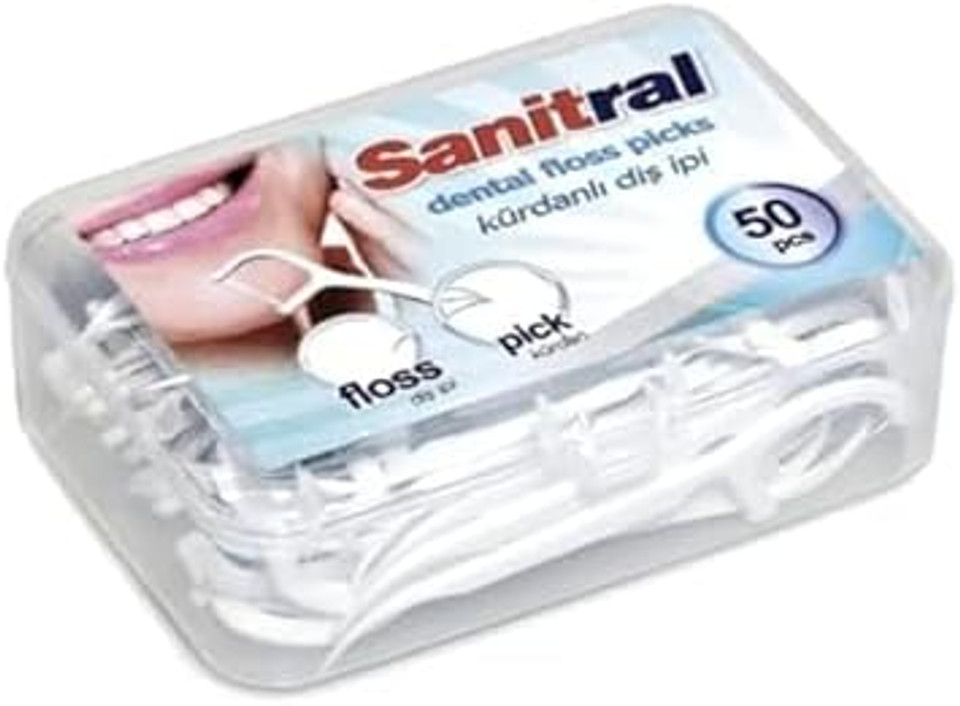 3xWhite Glo Professional Choice Extra Strength Whitening Toothpaste 100 ml & Toothbrush (with Sanitral 50 Pcs Dental Floss Stick Included as a Gift)