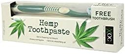 Hemp Toothpaste 100ml XOC Contains Natural Hemp Oil + Toothbrush
