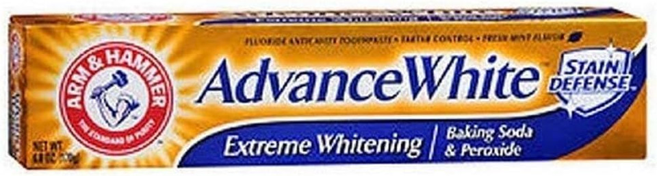 Arm and Hammer Advance White Extreme Whitening Fluoride Toothpaste Clean Mint 6 oz New Packaging!