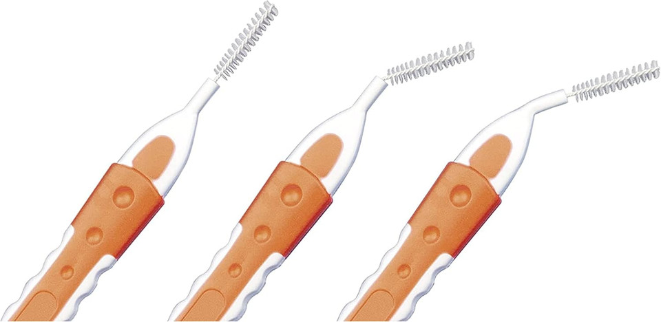 Denti-Brush 6 Interproximal Brushes - 0.5mm Orange - Pack of 6