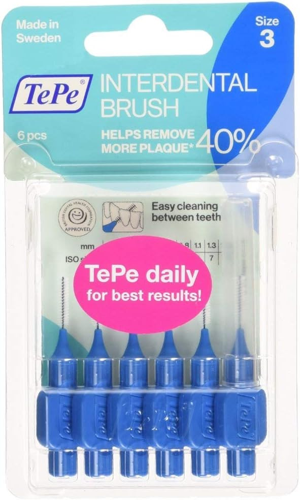 16 x TEPE Interdental Brushes, XXXX fine, 0.45 mm Orange