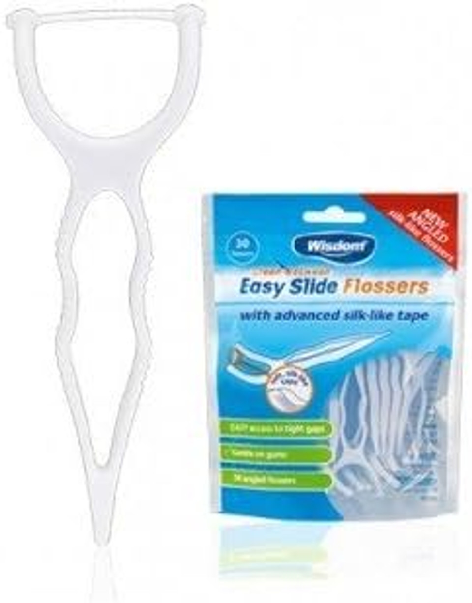 Wisdom Interdental Easy Slide Flossers 30s