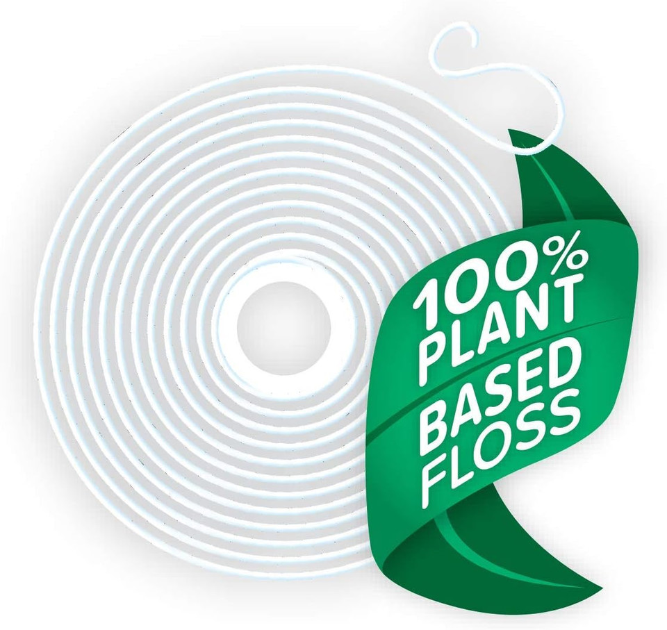 Wisdom re:New Dental Floss 50m - Pack of 3 | Vegan | Plant Based
