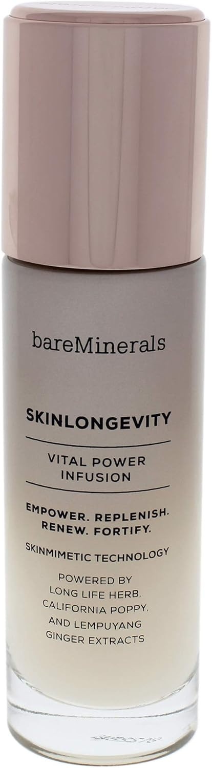 Skinlongevity Vital Power Infusion by bareMinerals for Unisex - 3.4 oz Serum