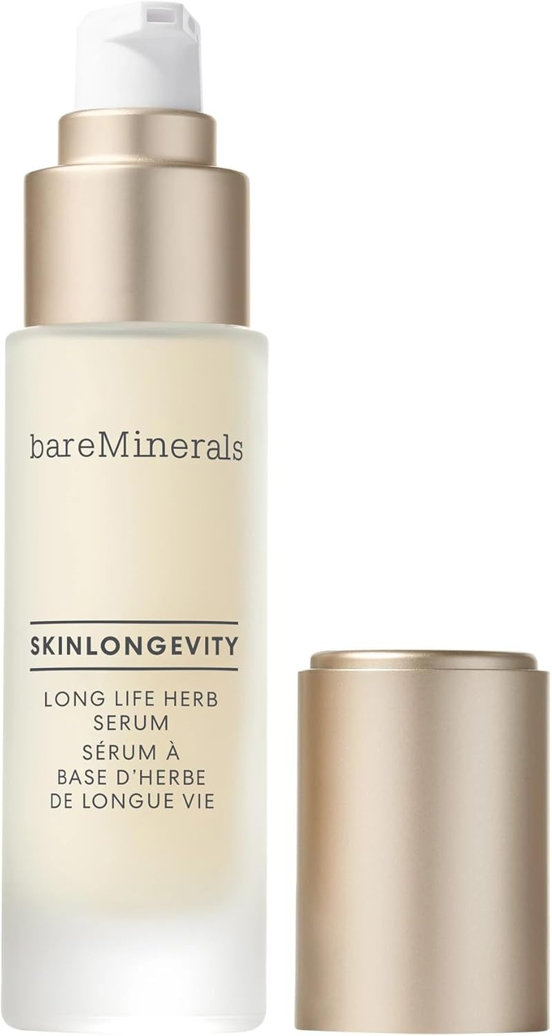 bareMinerals Skinlongevity Long Life Herb Serum For Unisex 1 Oz Serum, White, 28.3 gram