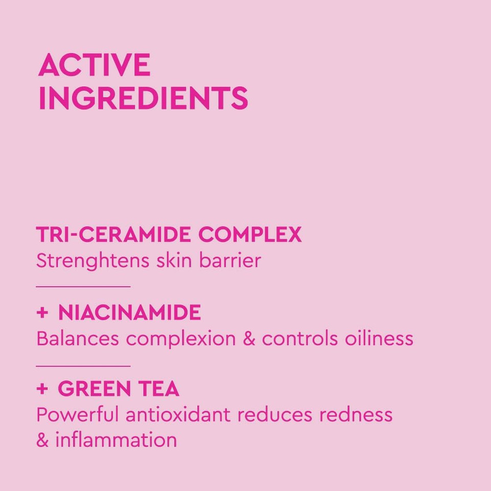 BYOMA Moisturising Gel Cream (50ml) Lightweight Oil Free Daily Moisturiser with Barrier Repair, Niacinamide and Green Tea, for All Skin Types - Alcohol Free, Vegan