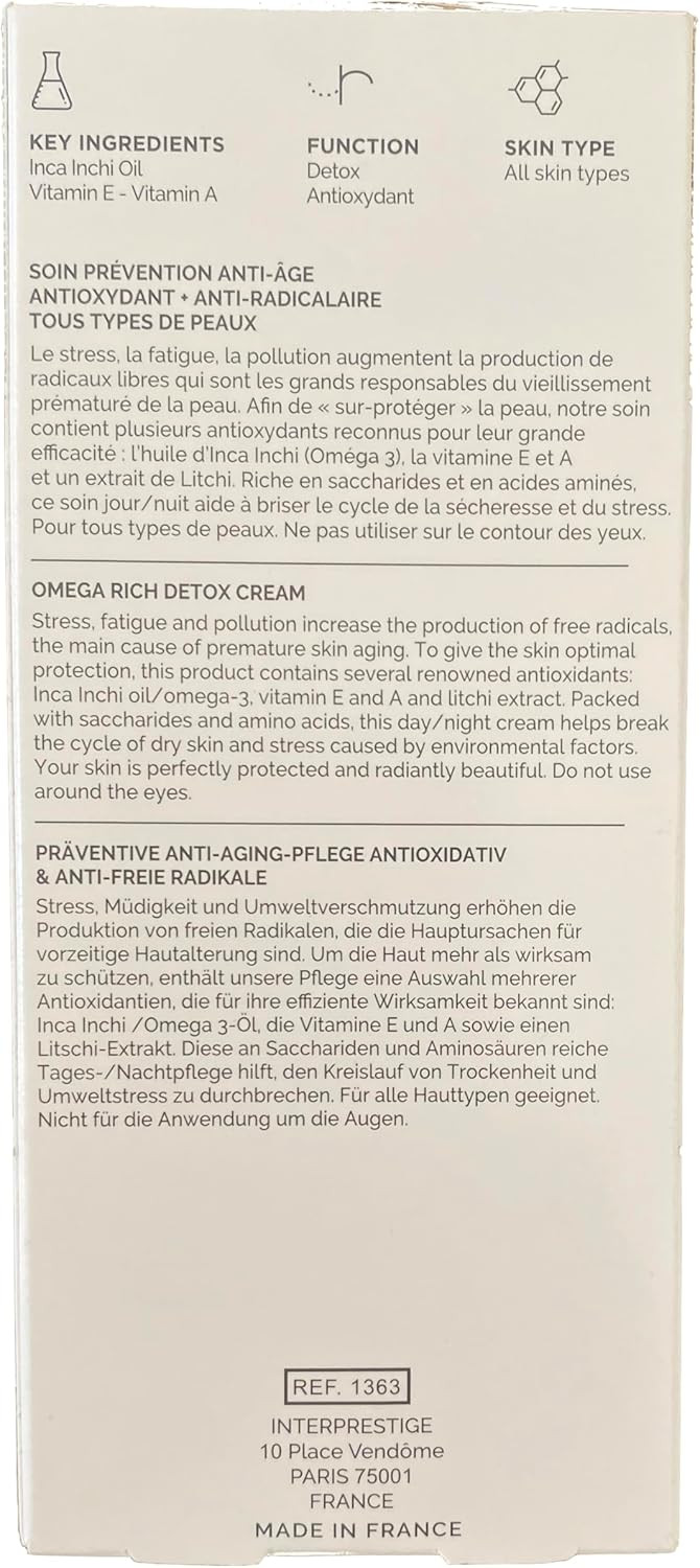 CHRISTIAN BRETON PARIS Omega Rich Detox Cream, 50ml