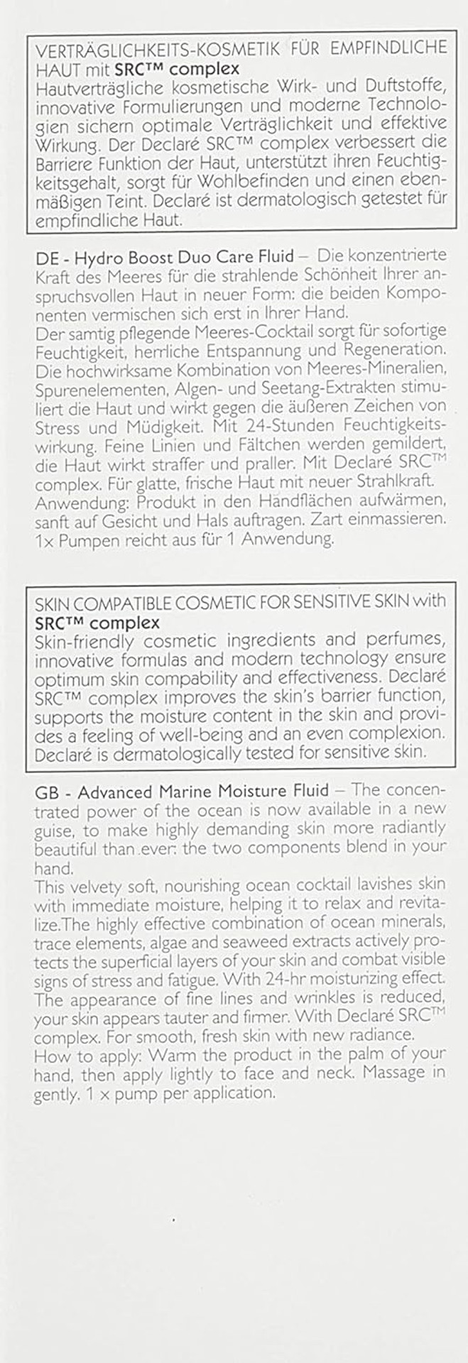 Declare Hydro Balance Hydro Boost Duo Care Fluid, (2x20ml)40 ml