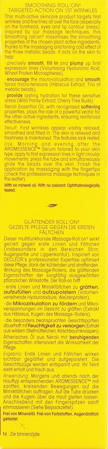 Decleor Expression De L'Age Smoothing Roll On Targeted Action on First Wrinkles 20 ml