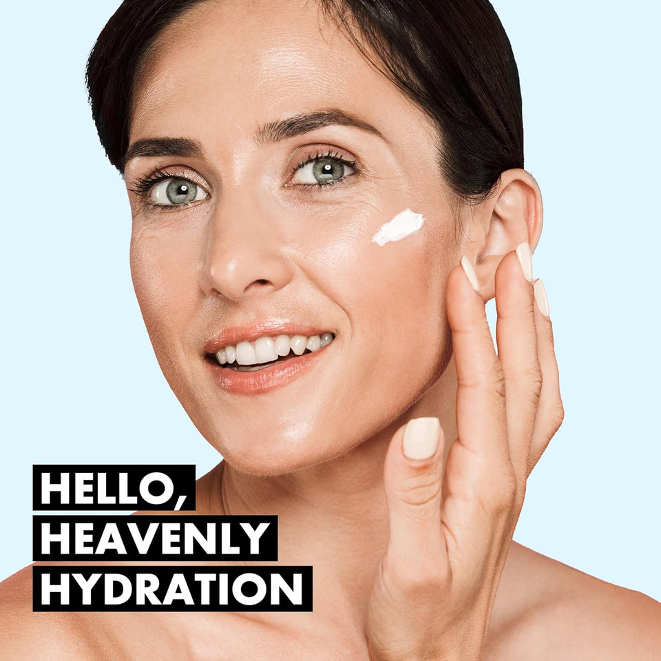 Eclat Skincare Hyaluronic Acid Moisturizer  Anti Aging Face Cream with Vitamin C, Hydrating Facial Moisturizer for Women & Men - Anti Wrinkle Day & Night Cream - Hyaluronic Acid Face Lotion 50 ml