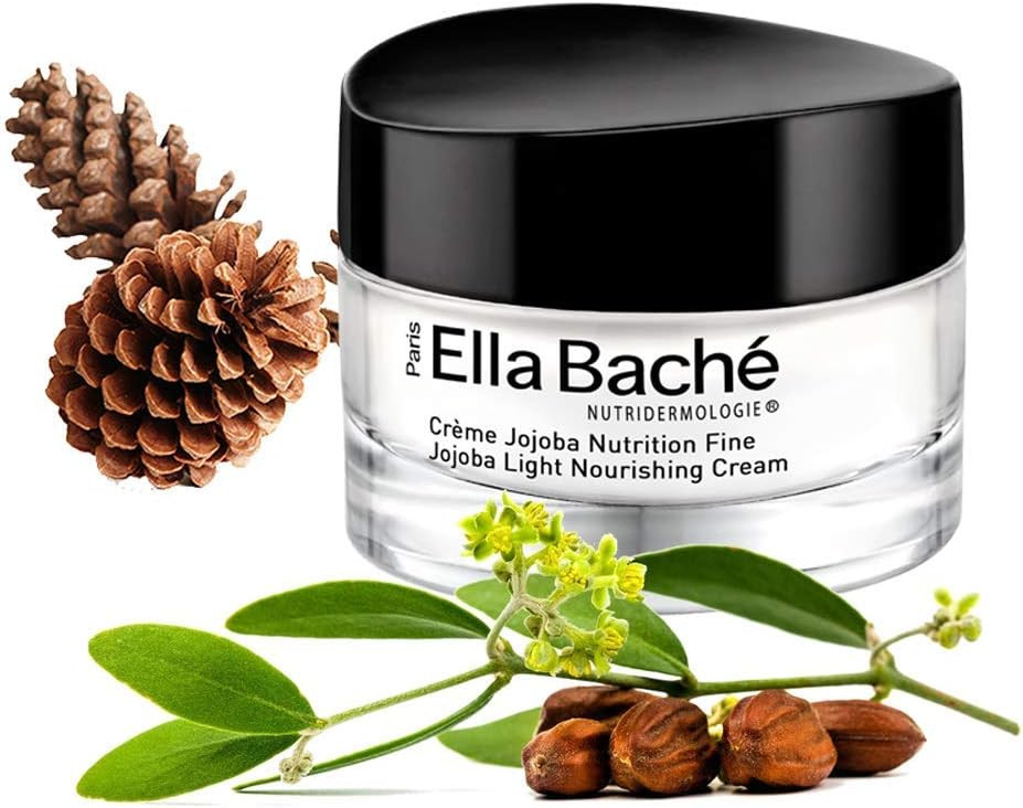 Jojoba Light Nourishing Cream | Moisturizing Dry Face Cream enriched with nourishing jojoba wax fatty acids | Repairs & soothes dry skin | No Parabens, silicone & colorant | Made in France | 50 ml