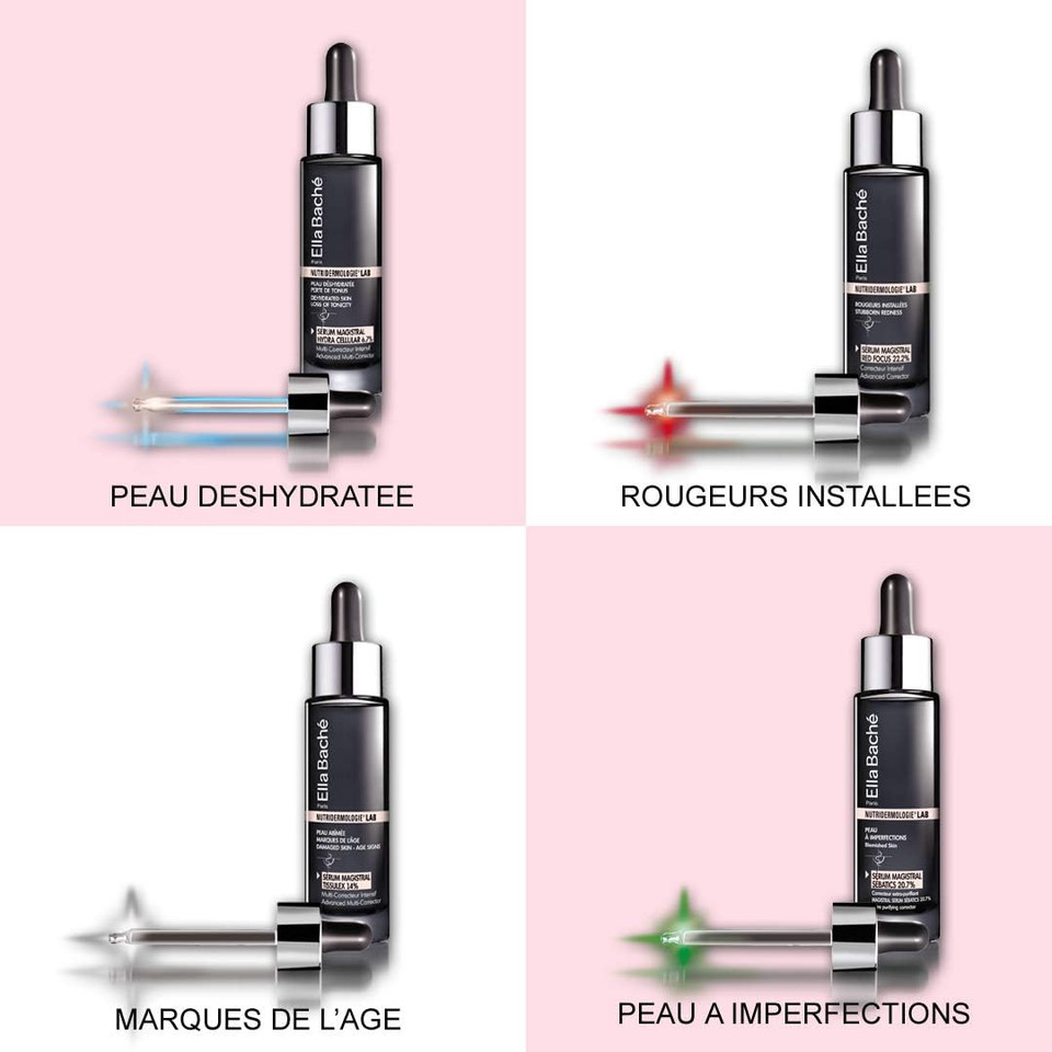 Magistral Serum Red Focus 22.2% | Anti-redness facial serum | Visibly corrects the redness from 28 days thanks to its probiotic formula enriched with red vine polyphenols | Made in France | 30 ml