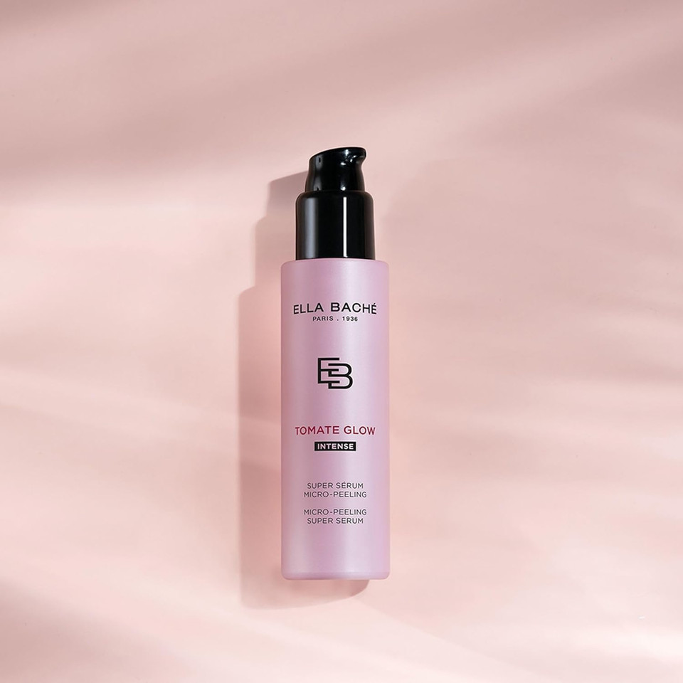Ella Baché Tomate Glow Micro Peeling Power Serum 30 ml - Smoothing Serum for Pale Skin with Antioxidants, AHA Trio & Vitamin C - Skin Renewal Treatment Against Imperfections