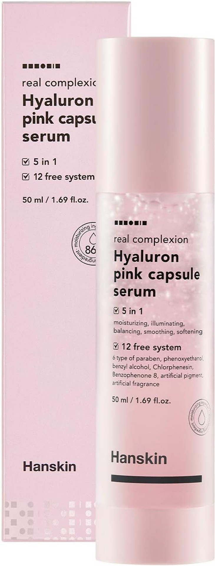 Hanskin - Real Complexion Hyaluron Pink Capsule Serum - 50ml