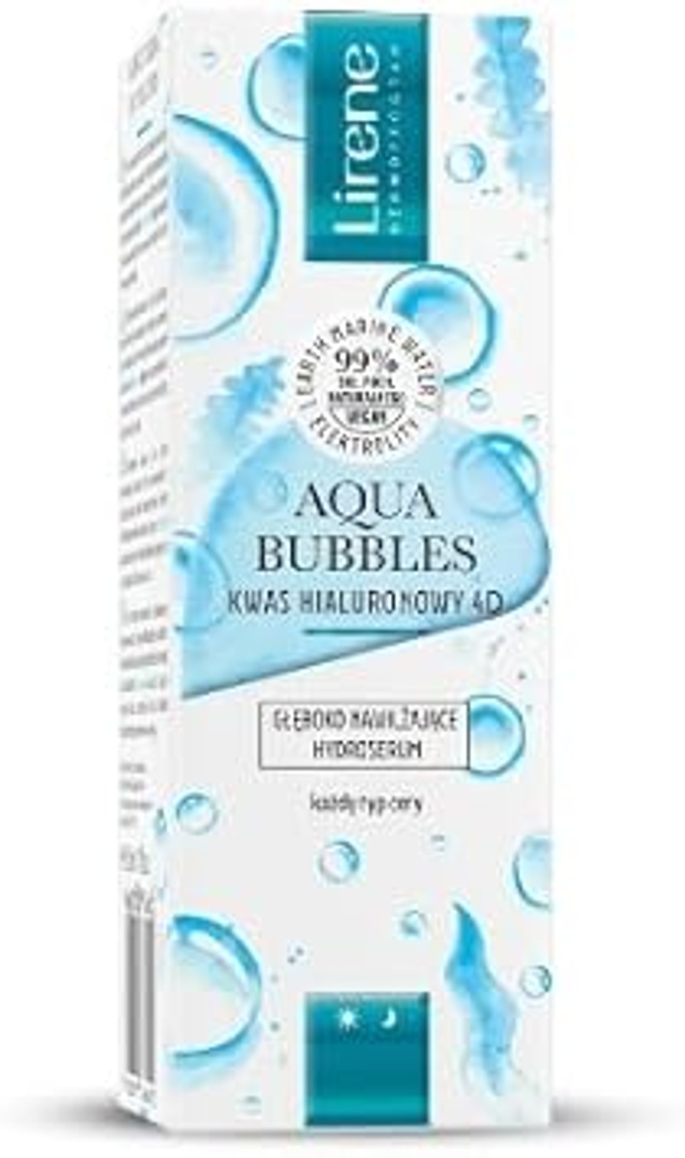 Lirene Aqua Bubbles Hyaluronic Acid 4D Deep Moisturising Hydroserum, 30 ml
