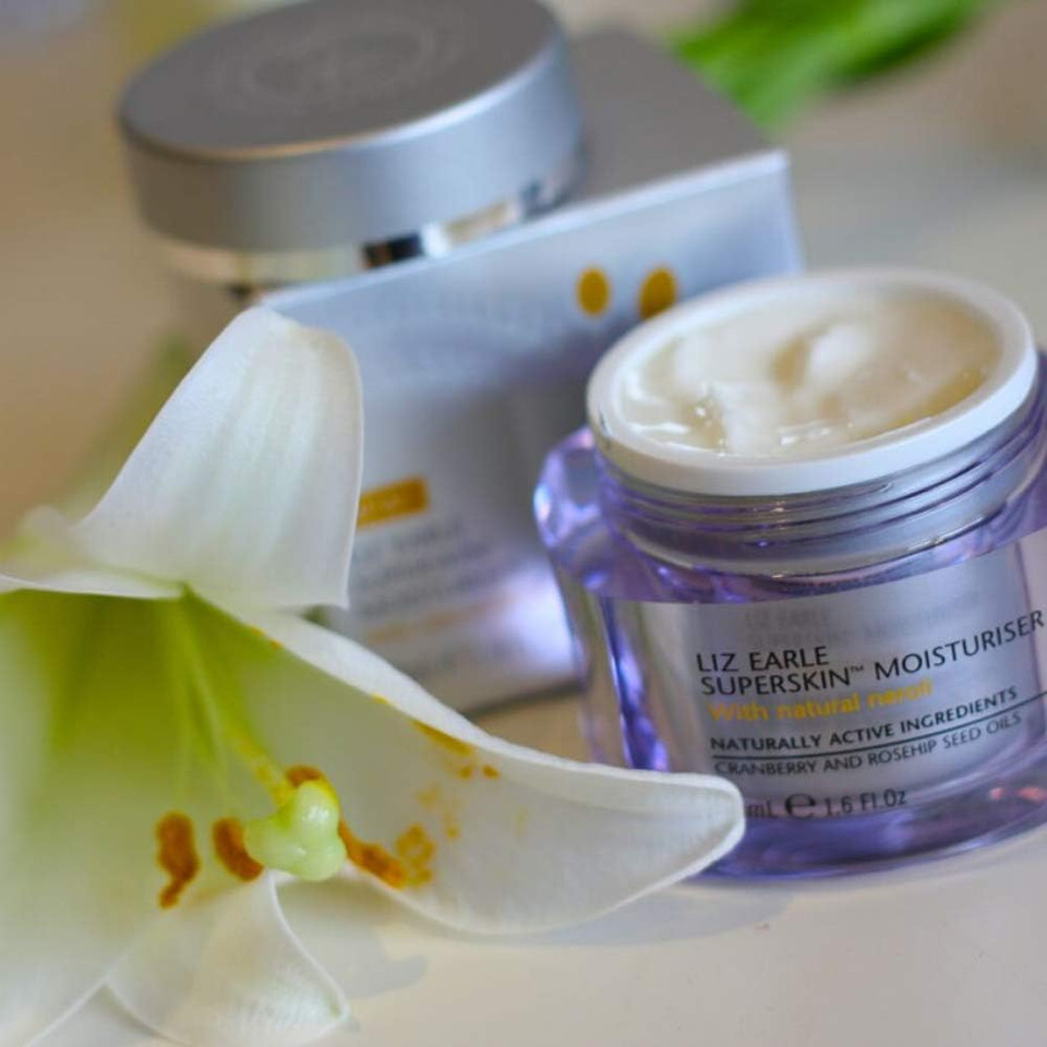 Liz Earle Superskin Moisturiser With Natural Neroli 50ml Jar For A Youthful Radiant Face