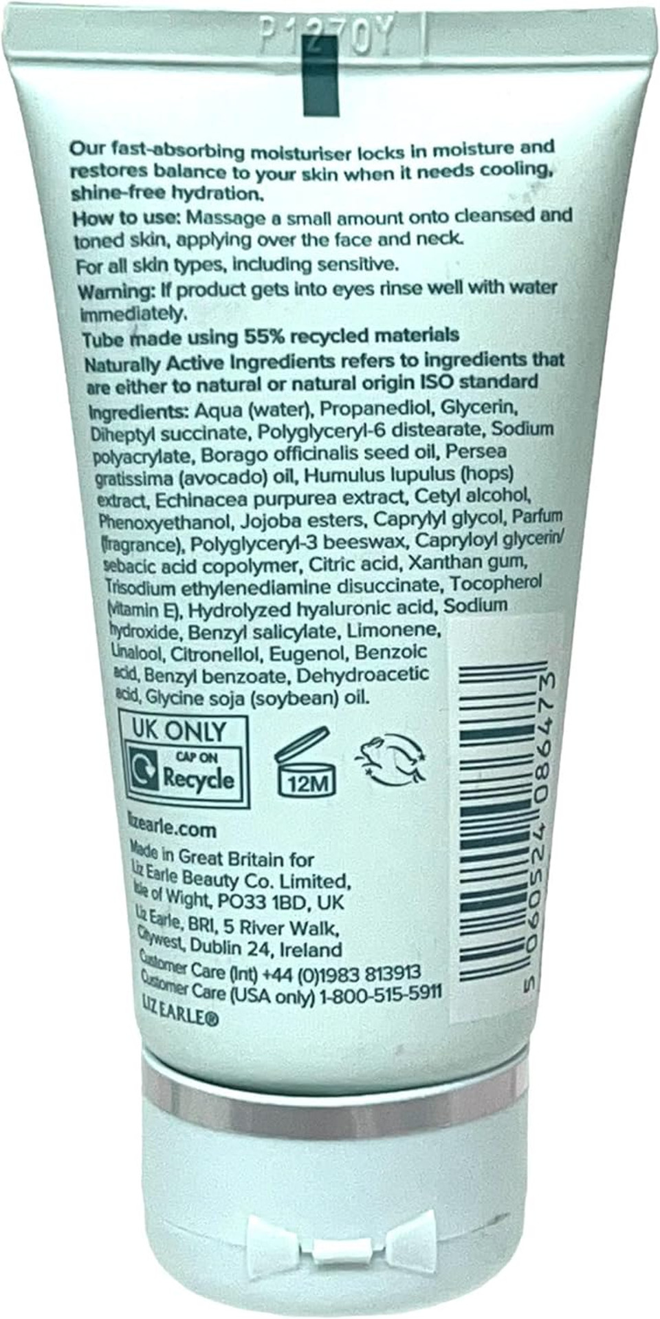 Liz Earle Skin Repair Gel Cream 50ml Tube