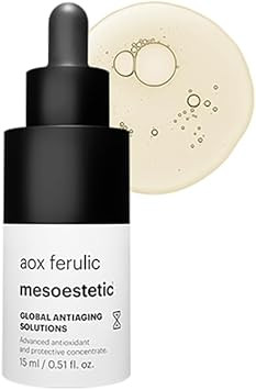 Mesoestetic AOX Ferulic Antioxidant Anti-Ageing Serum, 15 ml, with Glutathione and Astaxanthin
