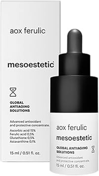 Mesoestetic AOX Ferulic Antioxidant Anti-Ageing Serum, 15 ml, with Glutathione and Astaxanthin
