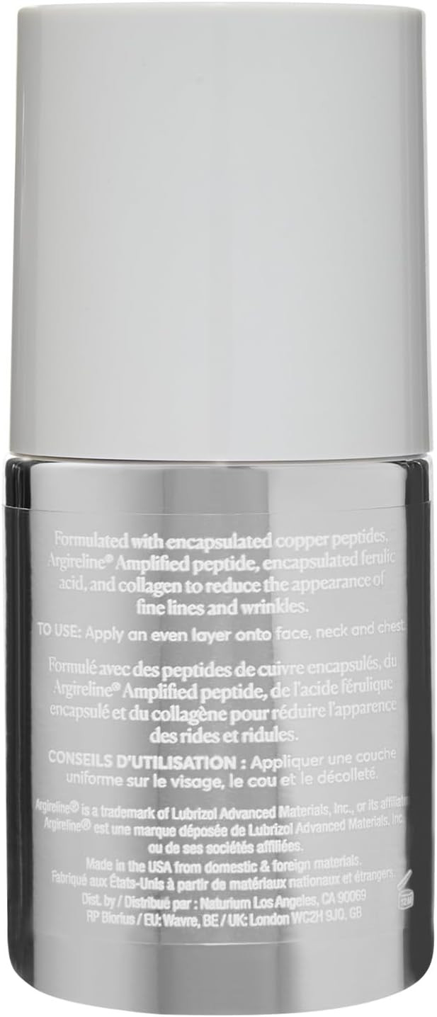 Naturium Multi-Peptide Advanced Serum, Firming & Smoothing Face Serum for Fine Lines & Wrinkles with Advanced Multi-Peptide Blend | 1.0 FL OZ / 30 ML