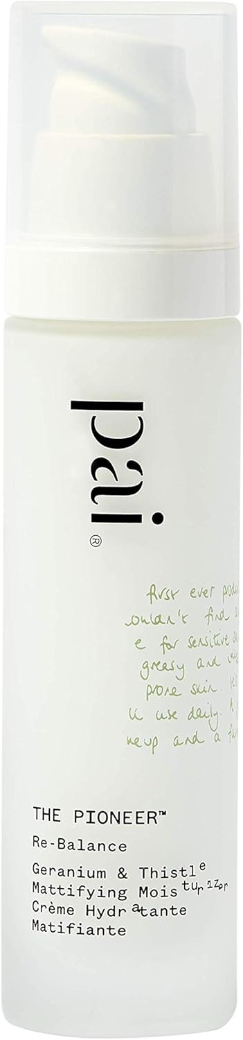 Pai Skincare | THE PIONEER Mattifying Moisturiser for Combination & Oily Skin, Hypoallergenic, B-Corp, Organic. 50ml