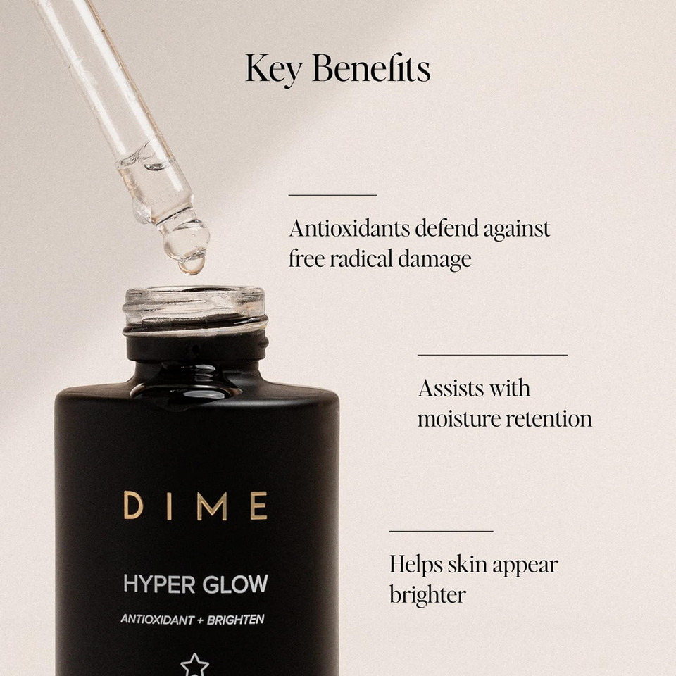 Dime Beauty Hyper Glow Serum, 15% Vitamin C Face Serum For Brightening Dull Skin, Dark Spot Corrector Serum, 1 Oz / 30 Ml Dime Beauty Hyper Glow Serum, 15% Vitamin C Face Serum For Brightening Dull Skin, Dark Spot Corrector Serum, 1 Oz / 30 Ml