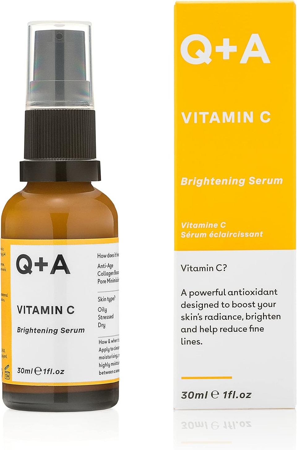 Q+A Retinol Facial Serum (30ml), Face Serum Skincare with Retinol, Squalane & Bisabolol, Smooths Fine Lines, Evens Skin Tone & Boosts Radiance, Vegan & Fragrance Free Q+A Retinol Facial Serum (30ml), Face Serum Skincare with Retinol, Squalane & Bisabolol, Smooths Fine Lines, Evens Skin Tone & Boosts Radiance, Vegan & Fragrance Free