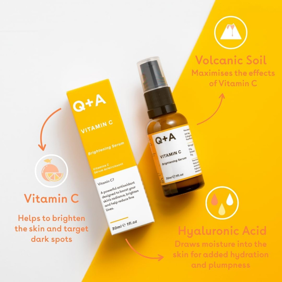 Q+A Retinol Facial Serum (30ml), Face Serum Skincare with Retinol, Squalane & Bisabolol, Smooths Fine Lines, Evens Skin Tone & Boosts Radiance, Vegan & Fragrance Free Q+A Retinol Facial Serum (30ml), Face Serum Skincare with Retinol, Squalane & Bisabolol, Smooths Fine Lines, Evens Skin Tone & Boosts Radiance, Vegan & Fragrance Free