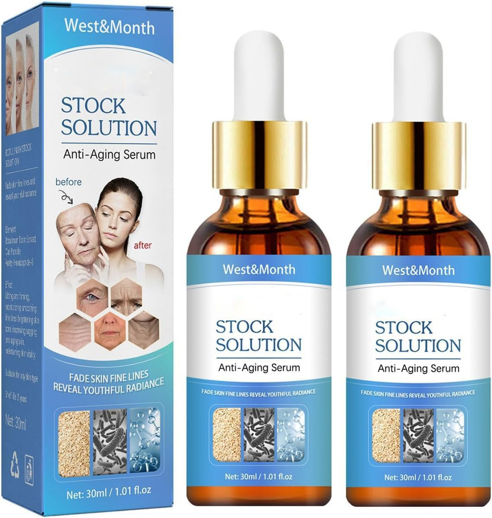 2PCS Boto-x Stock Solution?Boto-x Face Serum UK?Collagen Serum for Face? Boto-x In A Bottle? Boto-x Stock Anti Aging Serum for Face?Reduce Wrinkles, Anti-aging, Boost Skin Collagen(2PCS)