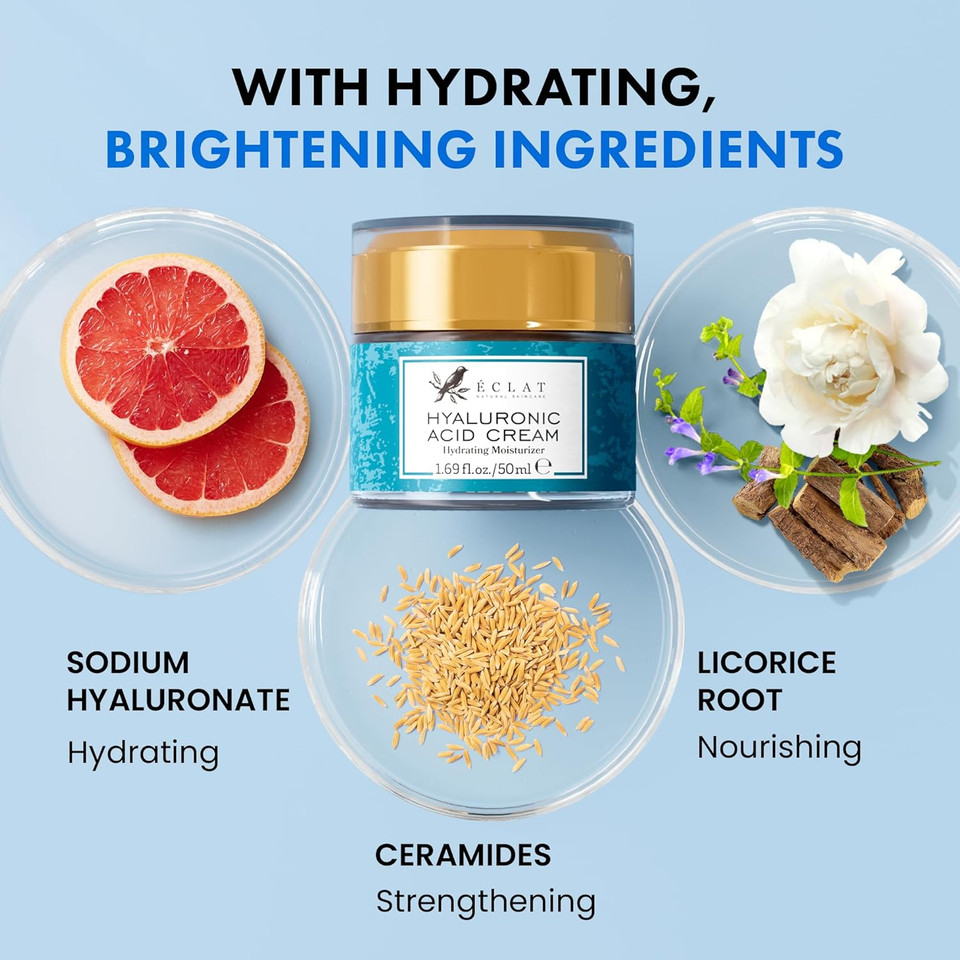 Eclat Skincare Retinol Night Cream  2.5% Retinol & Hyaluronic Acid Face Moisturizer for Wrinkles, Fine Lines & Hydration  Firming Anti Aging Cream for Smooth, Radiant Skin 50 ml Eclat Skincare Retinol Night Cream  2.5% Retinol & Hyaluronic Acid Face Moisturizer for Wrinkles, Fine Lines & Hydration  Firming Anti Aging Cream for Smooth, Radiant Skin 50 ml