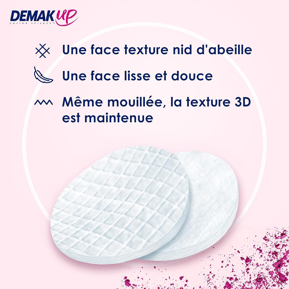 Demak'Up Duo+ - Cotton Pads for Removing Make-Up