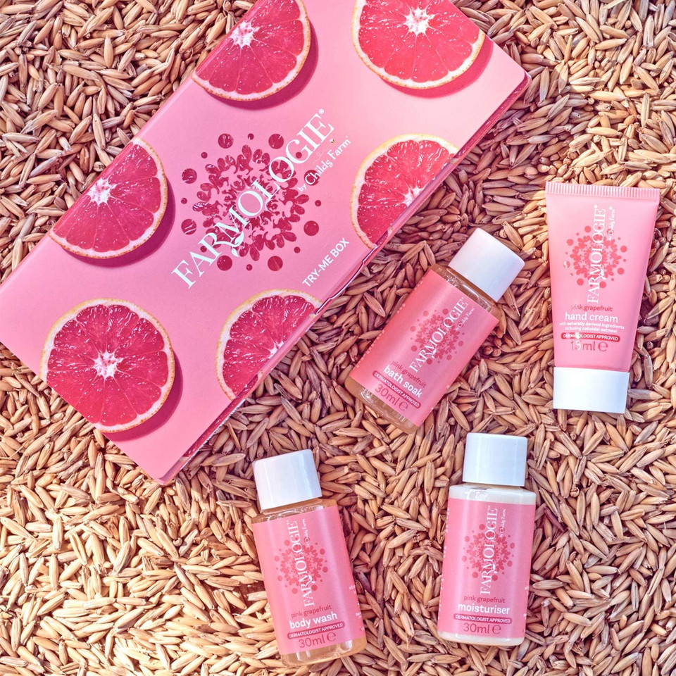 Farmologie | Try Me Gift Set | Pink Grapefruit | Skincare Gift Set | Dry & Sensitive Skin | Dermatologist Approved Farmologie | Try Me Gift Set | Pink Grapefruit | Skincare Gift Set | Dry & Sensitive Skin | Dermatologist Approved