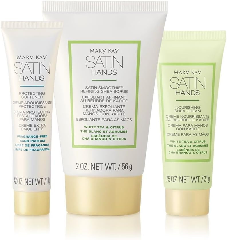 Mary Kay "White Tea & Citrus" Satin Hands Pampering Set Deluxe Mini
