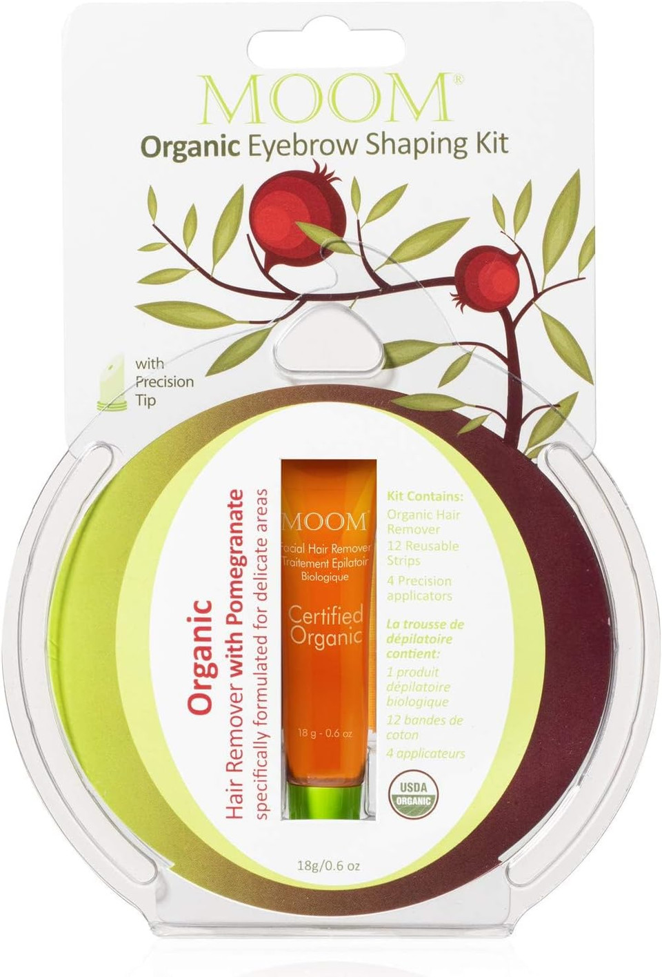 MOOM Organic Eyebrow Shaping Kit