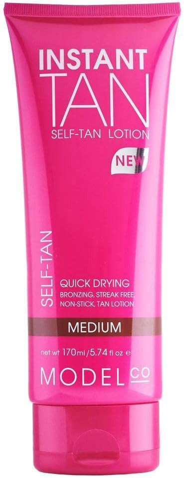 MODELCO Natural Tan Sensitive SelfTan Lotion, free of any fragrances, 170 millilitre