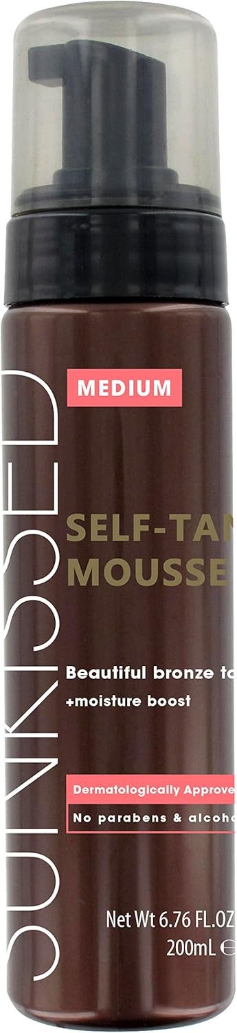 Sunkissed Instant Tan Mousse, Medium Bronze 200 ml