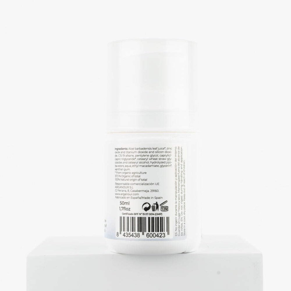 NATURAL&ORGANIC facial sunscreen SPF30 50 ml