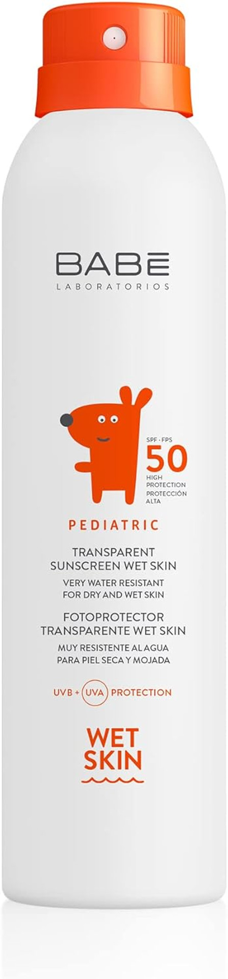 Babe Pediatric Transparent Sunscreen Wet Skin Spf50 200 ml